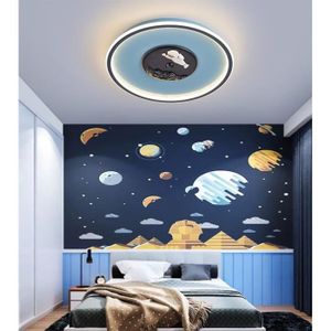 Plafonnier LED rond éclairage chambre d'enfant étoiles licornes