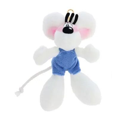 Accessoire Voyage,Porte-clés Peluche Lapin Mignon,mini Poupée De 14 Cm,véritable Animal En