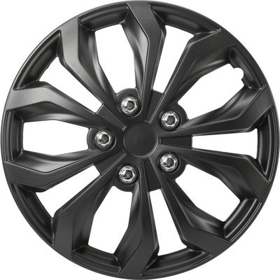 Wieldoppen HONDA 15, STRONG DUOCOLOR groen-zwart 4 stuks