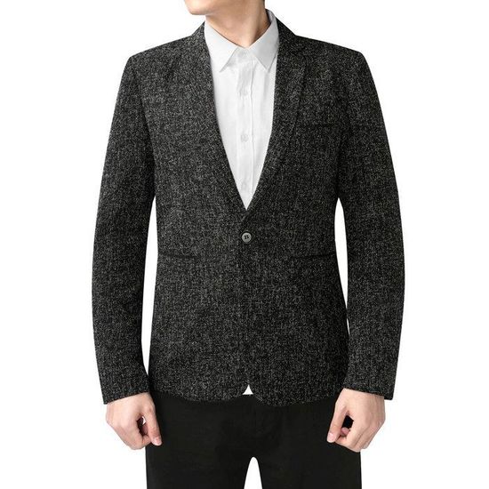 Blazer Homme Icegrey Slim Fit - 2 Boutons, Décontracté-élégant, Pour Mariage, Bureau, Occasions Formelles