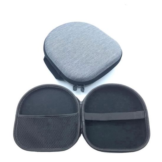 Housse De Transport Pour Casque JBL Tune/Live - Compatible Tune 770NC, 760NC, Etc. - Gris - Polyester + EVA - 13