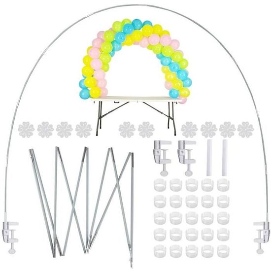 Lot De 100 Clips Pour Arche De Ballons, Support De Ballons