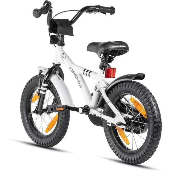 Velo Enfant 4 Ans - vélo Fille 14 Pouces a Roulette pour 3 a 5 Ans - Petite  Princesse en Blanc - Cdiscount Sport