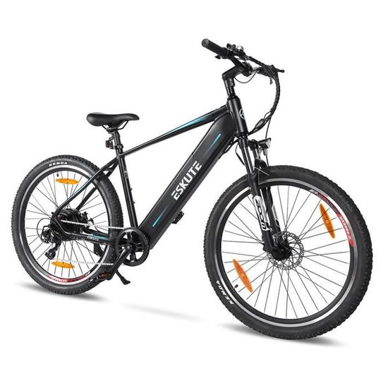 Velo electrique BAFANG Moteur 250W Batterie 36V14.5Ah VTT Electrique 27.5 2.1 7 Vitesse Bluetooth Affichage LCD Noir Cdiscount Sport