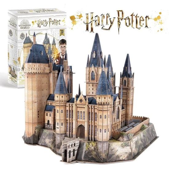 Puzzle 3D Harry Potter Poudlard Tour Astronomie - Modèle de Construction et Kit Cadeau pour Adulte - Fantastique