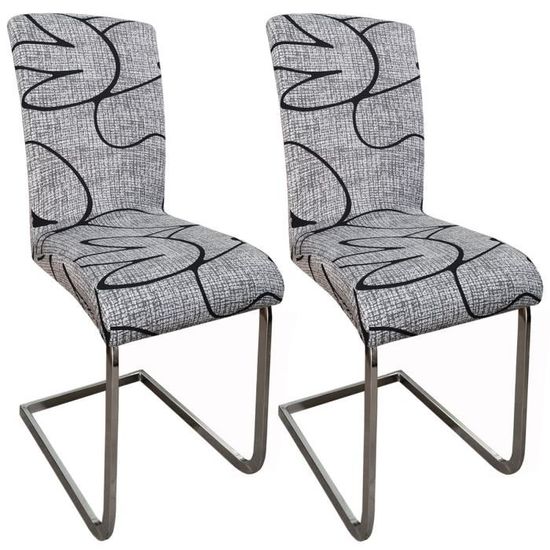 Eozakavod Housse de Chaise Extensible 4 pièces, Housse de Salle à Manger Amovible Lavables Couverture de Chaise Revêtement de Chaise pour Salle à Manger,Hôtel,Décor,Mariage(Y-Gris, 4 Pièces Eozakavod Housse de Chaise Extensible 4 pièces, Housse de Salle à Manger Amovible Lavables Couverture de Chaise Revêtement de Chaise pour Salle à Manger,Hôtel,Décor,Mariage(Y-Gris, 4 Pièces