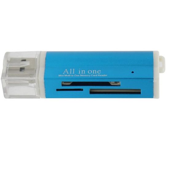 MagiDeal 2 pièces USB 2.0 Lecteur de Carte Mémoire Lecteur Adaptateur pour SD SDHC TF Carte 