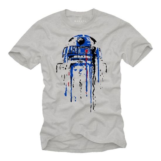 Vetement Homme Idee Cadeau pour Geek R2 Android Graffiti T