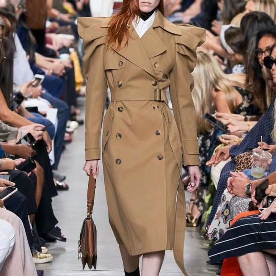 Trench shop manche bouffante