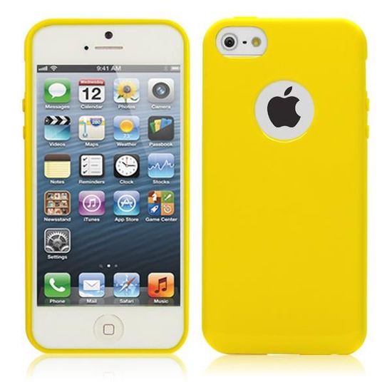 Coque de Protection Fine en Gel Flex TPU pour Apple iPhone 5 5s