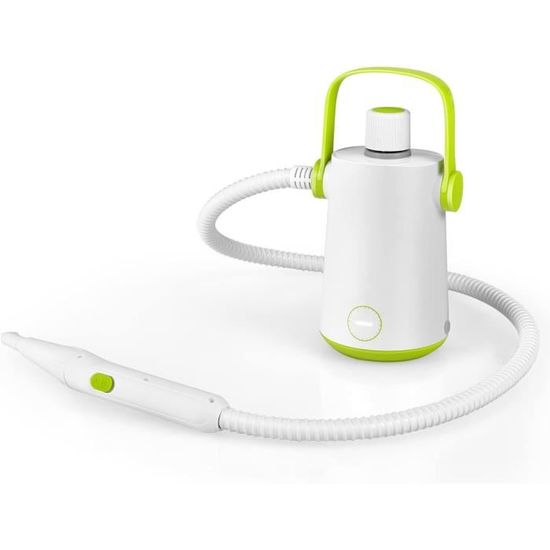 Nettoyeur Vapeur Portable 2500W - Réservoir 1,2L, 6 Accessoires, 9 Vitesses - Pour Sol, Canapé, Salle De Bain, Voiture - 12