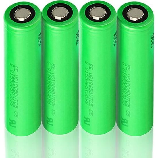 Authentic Sony VTC6 IMR 18650 3.6V 3000mAh Rechargeable Battery (4 pièces)