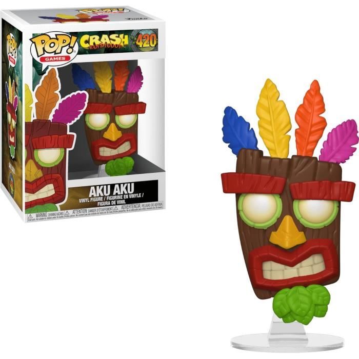 Figurine Funko Pop! Crash Bandicoot: Aku Aku
