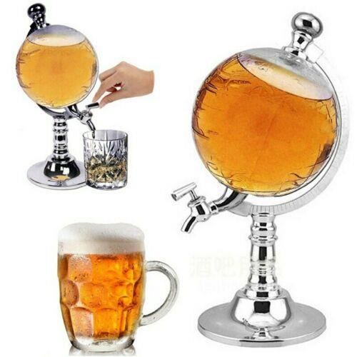 Carafe Whisky Style Carafe à Alcool Decanteur Globe Distributeur de Boisson Grande Contenance Globe Distributeur Carafe