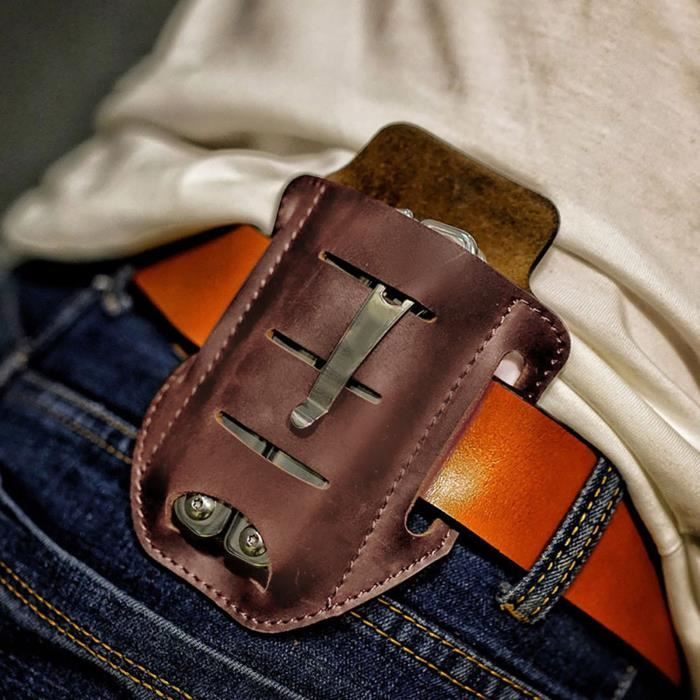 Ensemble d'outils portables pour survie en plein air, taille suspendue, sac de ceinture pour hommes J7125
