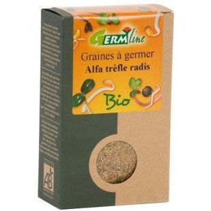 Germline Graines à Germer Alfalfa Trèfle Radis Bio 150g