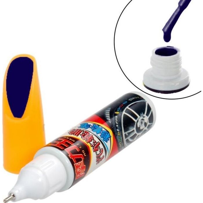 Stylo de retouche peinture bleu