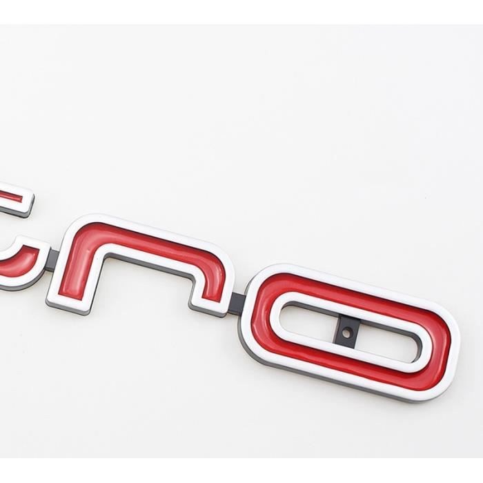 red -Autocollant de calandre en Abs, emblème de voiture, pour Audi Quattro Logo A3 A4 A5 A6 A7 A8 Q3 Q5 Q7 A4L A6L, décoration extér