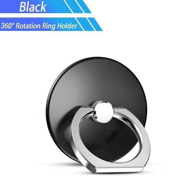 Mise à niveau bague pour téléphone support pour voiture support évent support de montage support Smartphone - Type black holder