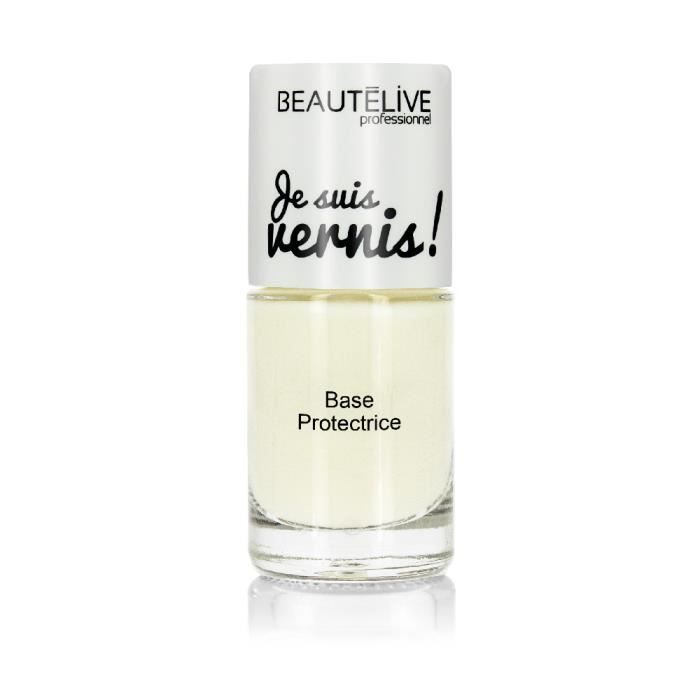 Base protectrice, Soin et finition Ongles Transparent 10ml, Je suis vernis de Beautélive