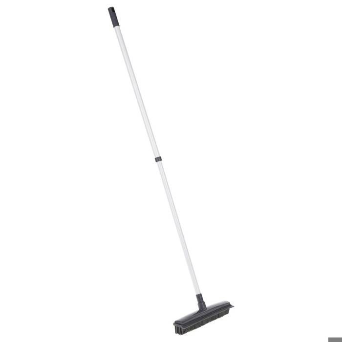 Balai télescopique brosse caoutchouc