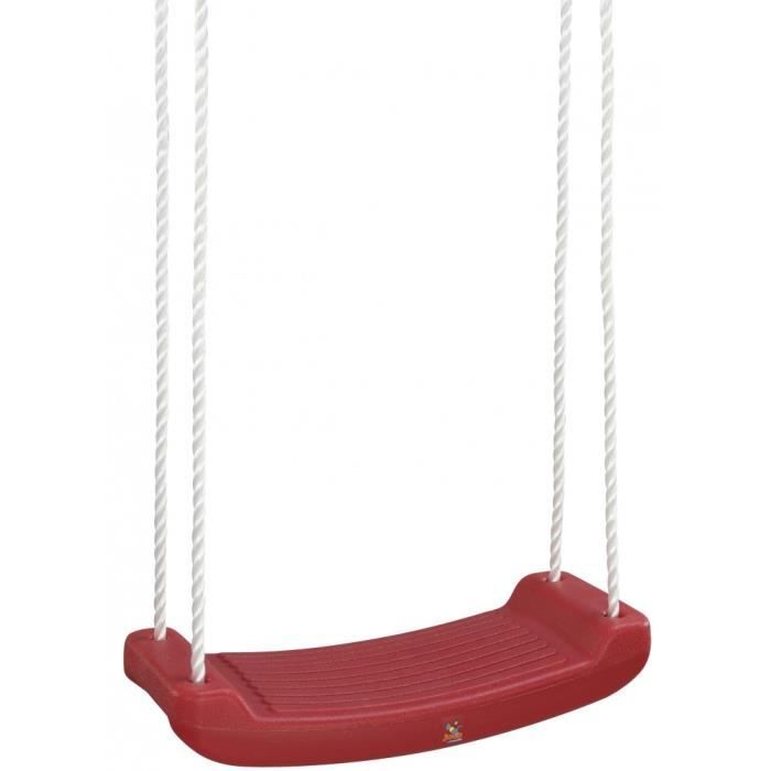 Hudora Balançoire À Planche - Rouge
