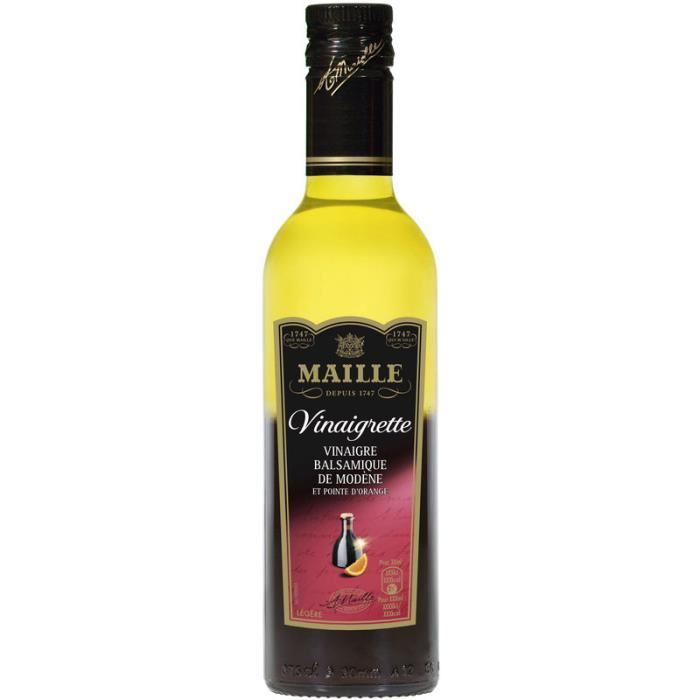 MAILLE Vinaigrette légère balsamique et pointe d'orange - 36 cl