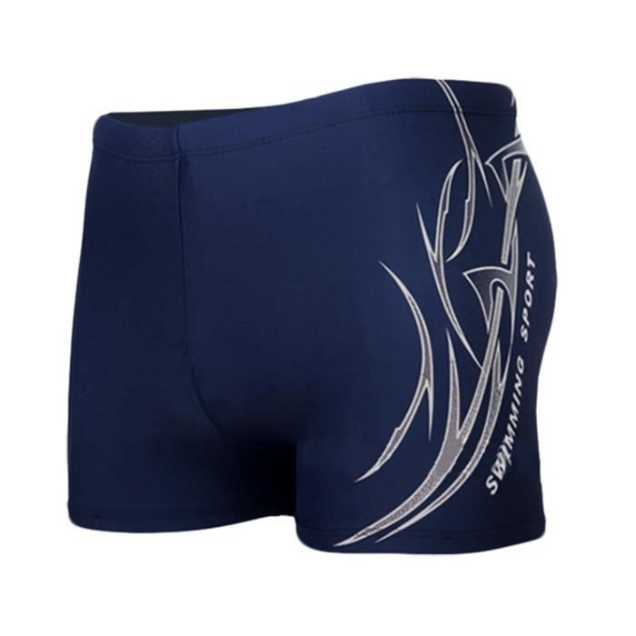 HHD® Maillot de Bain, Slip de Bain pour Homme en Bonne élasticité de materiau High-Tech Broderie Trunks Boxers Slip Short