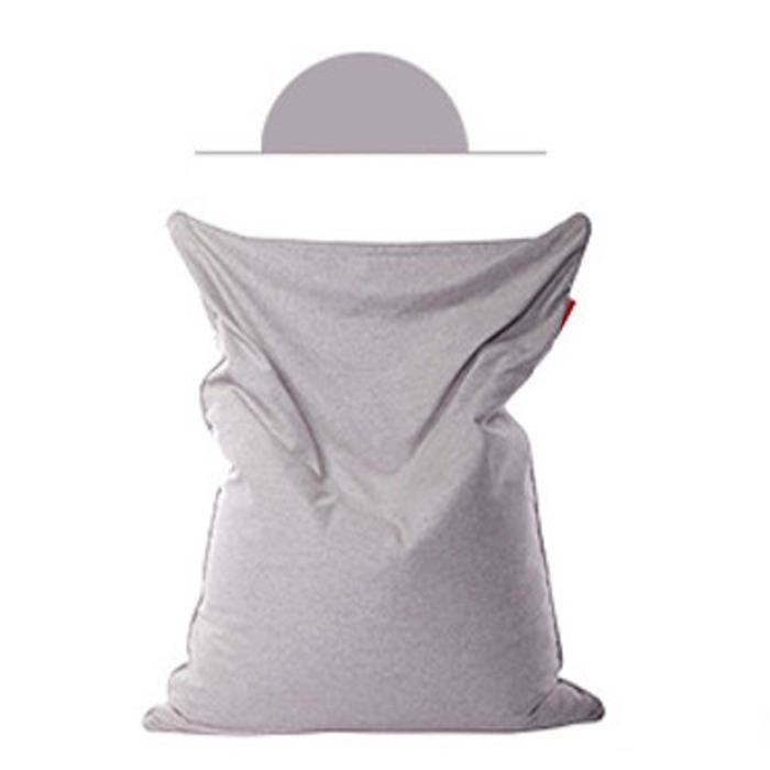 UNIQUE V Poire Pouf Sac de Haricots Housse de Sofa Paresseux Canapé Déhoussable Tatami 1.1x1.4m Gentleman Gris