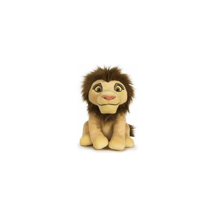 Peluche Disney Le Roi Lion : Lion Mufasa 29 Cm - Doudou Licence Enfant