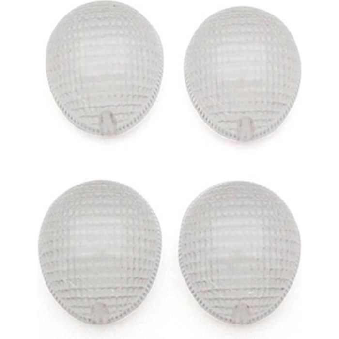 PHARES CABOCHON CLIGNOTANT SCOOT ADAPTABLE PEUGEOT 50 LUDIX, TKR FURIOUS, XP6 AV+AR TRANSPARENT (x4)