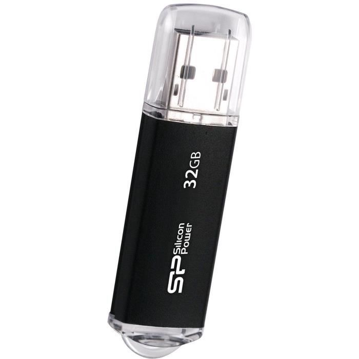 SILICON POWER Clé USB 2.0 Ultima II i-Series - 32 GB - Noir