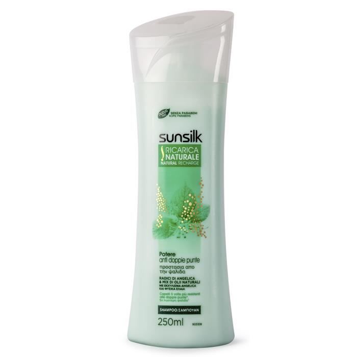 SUNSILK Puissance Shampooing Anti Double Tips 250 Ml. - Shampooing