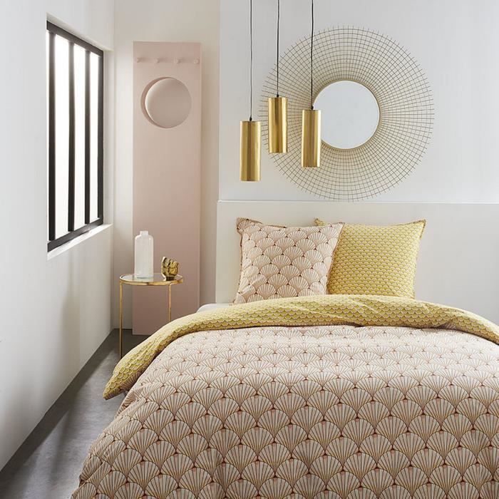 Housse de couette réversible et taie d'oreiller Today 100% coton 4.3 - taille:220 x 240 cm