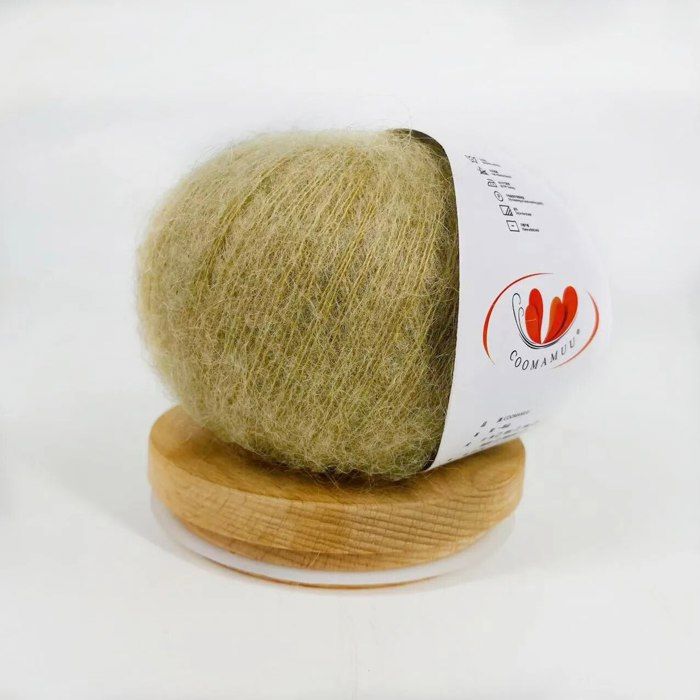 Mohair Frisé Per Bambole REBORN - 20g Colore PLATINO (Georgette Bravot) - Radici