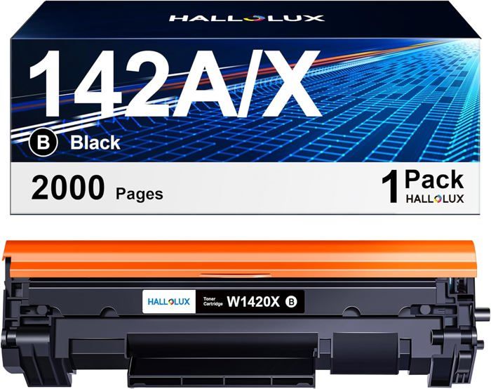 Hp 142a TOPRINT[SIN Chip, Con Herramienta Cartucho De Tóner Compatible 142X W1420X ( W1420A, 142A ) 2 Negro Alto Rendimiento, 2000 Páginas Para M110 M110w MFP M139 M139w M140 M140w Impresora Multifuncion Laser