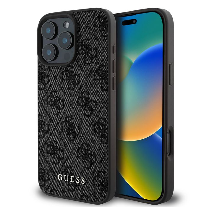 Guess Étui pour iPhone 16 Pro Max 6.9 noir étui rigide 4G Classic - vue 2