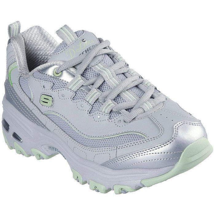 Skechers Baskets Skechers Dlites-chromatic Gris Femme