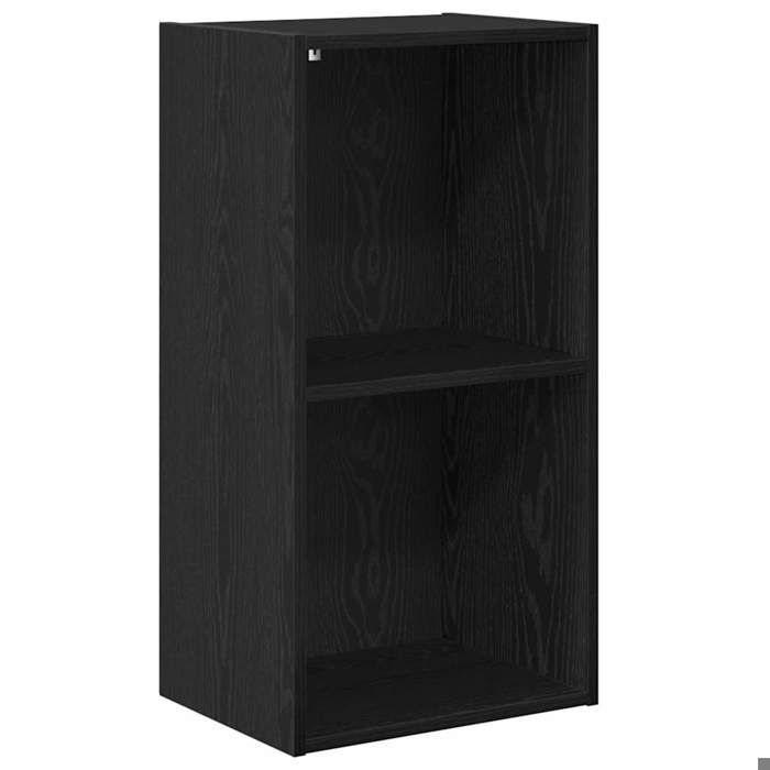 Réduction - Bibliothèque en bois，Meuble Étagère - Chêne noir 40 x 30 x 77 cm - Bois dingénierie @84630