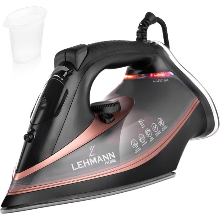 Fer à repasser vapeur - ESTAMPILLE - 3000 W - Vapeur continue 45 g/min - Pressing 140 g - Repassage vertical - Estampille