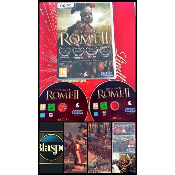 Sans Marque Total War Rome II Jeu PC Dvd-Rom Incomplet Sans Disque 1 Version Française
