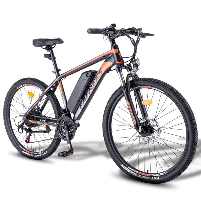 Fafrees 26 Hailong One 26 Vélo électrique urbain batterie 36V 13Ah Shimano 21 vitesses vélo électrique de ville et VTT 250W Noir