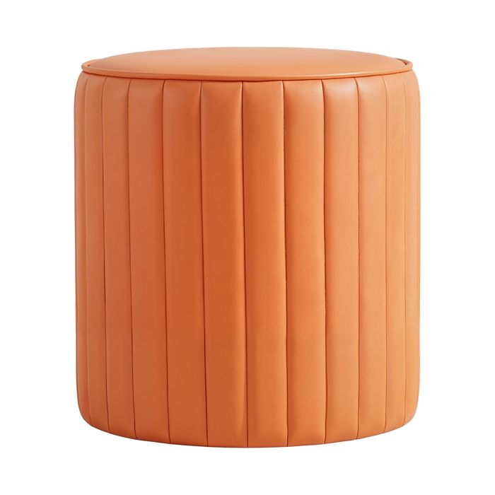 Tabouret Citrouille - WILITTO - Confort et soutien - structure en bois robuste - Compact et léger - Polyvalent - 36x36x40cm