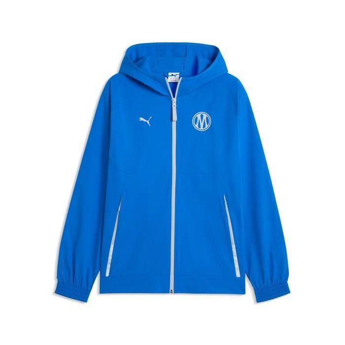 Veste de survêtement OM Pumatech FZ Woven 2026/27 - blue
