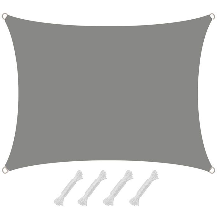 15 x 2m Voile dOmbrage Etanche - Toile Ombrage Rectangulaire - Voile Rectangle