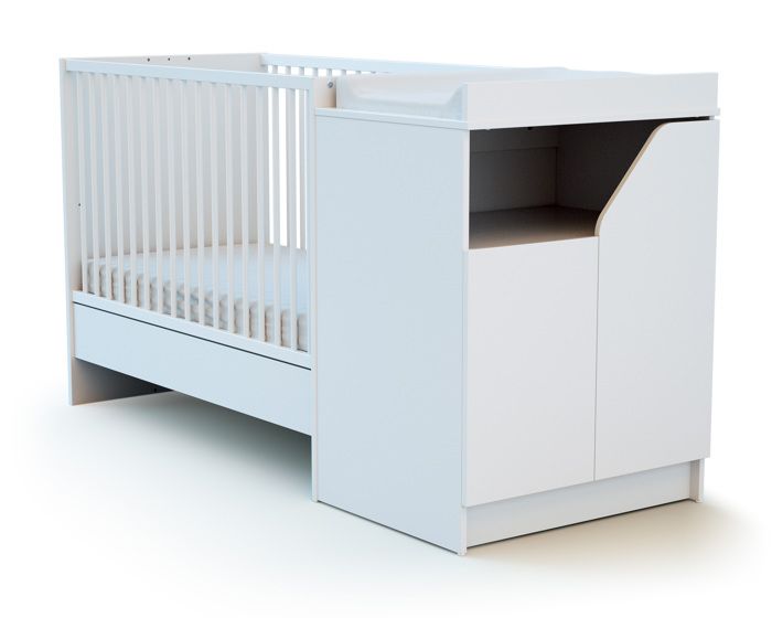 At4 Lit Combine Evolutif Carnaval Blanc Cdiscount Puericulture Eveil Bebe