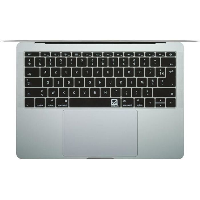 AROC Coque de clavier en TPU ultra fine compatible avec MacBook Pro 13 A2289 A2251 A2179 avec Touch Bar et Touch ID protection de protection imperméable à la poussière Transparent 
