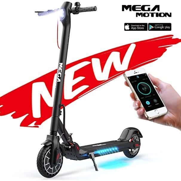 Mega motion trottinette électrique pour enfant me1 noir