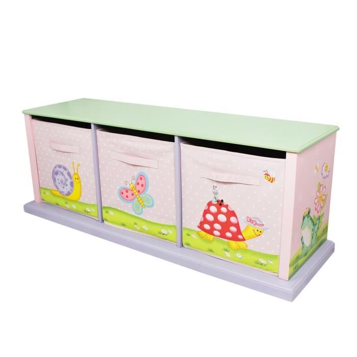 Etagère enfant - Teamson Kids - Jardin Magique - Rose - Bois massif Etagère enfant - Teamson Kids - Jardin Magique - Rose - Bois massif
