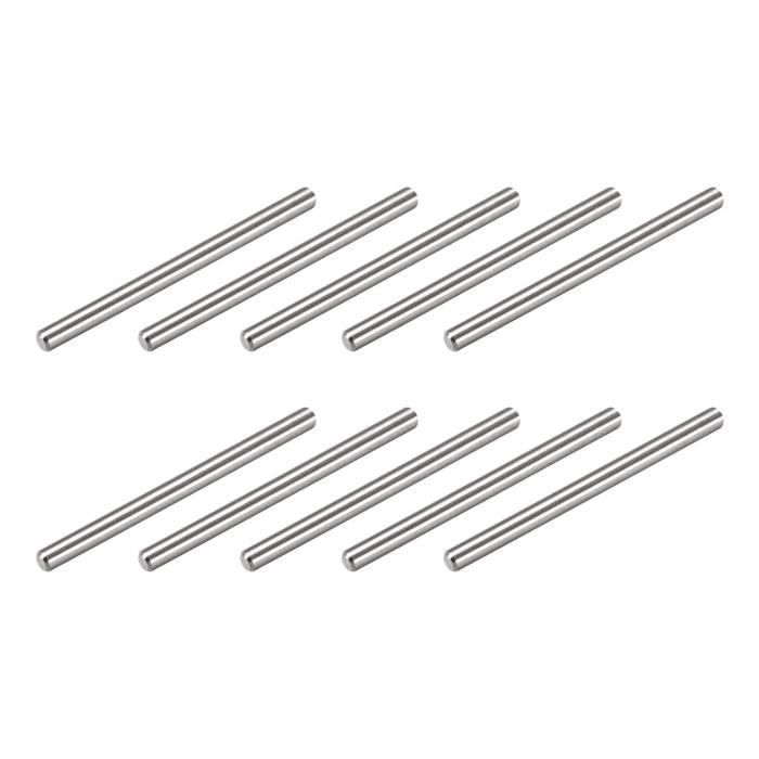 PATIKIL 3mm Trou Fil Corde Agrafes Ensemble, 4 pcs 304 Inox Acier Simple Trous Verrouillage Câble Pinces Agrafe avec M4 Hexagone Vis Clé pour Câble Raccord, Argent